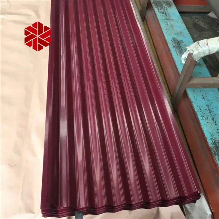 Red Corrugated Steel Roofing Sheet price
